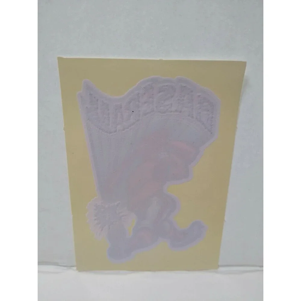 Baseball Screamin Gleamin Glitter Iron-On Decal Donruss Retro Vintage Original